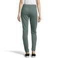 thumbnail image 2 of Hanes Womens French Terry Jogger with Pockets, M, Juniper Blue Heather, 2 of 2