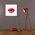 thumbnail image 6 of Epic Graffiti 'Emotion Lips I' by Grace Popp, Giclee Canvas Wall Art, 26"x26", 6 of 8