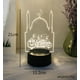thumbnail image 2 of Eid Diversos Patrones Corán Musulmán Decoración Ramadán Regalo Luz Nocturna Yuarrent HA025217-04, 2 of 2