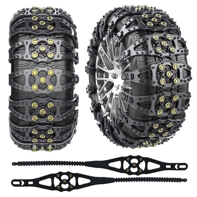 Cadenas nieve antideslizantes para coche cadena nieve para neumático ancho neumático 165-275mm 6 uds.
