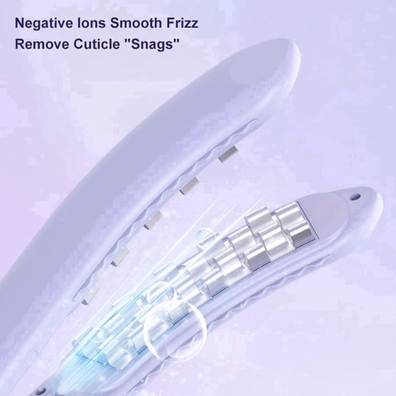 Ya Yatech Pea Pod Hair Crimping Iron, Ceramic Tourmaline Volumizing Styling Tool for All Hair Types