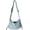 Blue, variant on Women Casual Nylon Tote Bag Large Canvas Crossbody Purse Dumpling Shoulder Handbag Drawstring Work Travel Bag