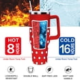 thumbnail image 5 of Cartoon Castle Tumbler 40 Oz With Lid and Straw Stainless Steel Insulated with Handle Blue Firework Travel Coffee Mug - Birthday,Christmas Gift, 5 of 6