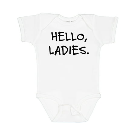 

Inktastic Hello Ladies Gift Baby Boy Bodysuit
