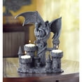thumbnail image 2 of Zingz & Thingz Dragon Tea Light Candle Holder - 9.25" - Gray, 2 of 2