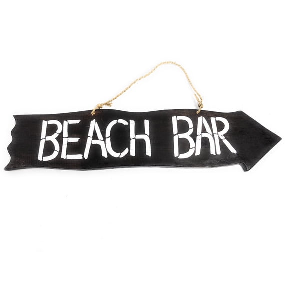 Beach Bar Driftwood Sign 20" - Tiki Bar Decor | #snd2505650