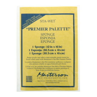 Masterson Sta-Wet Handy Palette Airtight Paint Palette Keeps Paint Fresh  for Days 8.5X7 Inches