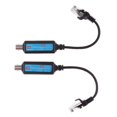 thumbnail image 2 of Zócalos BNC Yotijar en Enchufe RJ 45 a Través de Transceptor Balun de Video ABS, 2 of 8