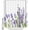 Lavender20ezn6030, variant on Waterproof Shower Curtain Stained Glass Meadow Flower Dragonfly Print Polyester Fabric Bath Curtain Home Hotel Apartment Bathroom Shower Curtain Long 72x84IN