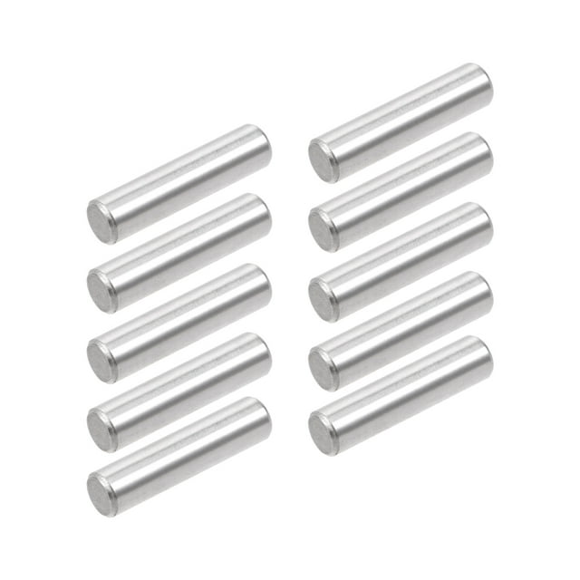 Unique Bargains 10Pcs 6mm x 25mm Dowel Pin 304 Stainless Steel Shelf Support Pin Fasten Elements