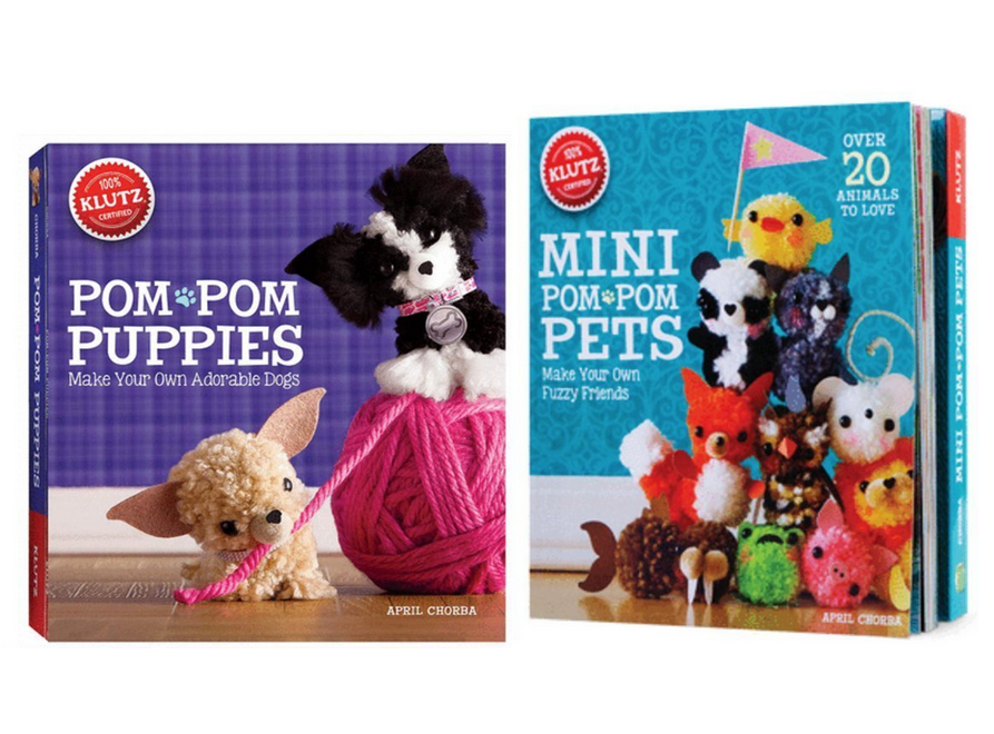 Pom Pom Puppies Mini Pom Pom Pets Set Of 2 Klutz Craft Books With Kits Walmart Com Walmart Com