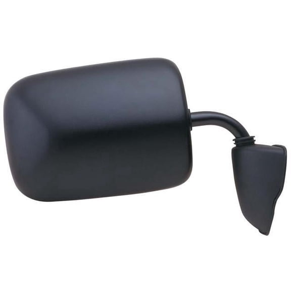 60055C - Fit System Passenger Side Mirror for 93-97 Dodge Full Size Van, textured black, foldaway, Manual Fits select: 1996-1997 DODGE RAM VAN, 1993-1997 DODGE RAM WAGON