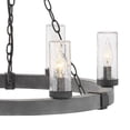 thumbnail image 2 of 6 Light Medium Outdoor Low Voltage Hanging Lantern in Rustic Style 24 inches Wide By 23.25 inches High-Sequoia Finish-Led Lamping Type-E26 Medium, 2 of 8