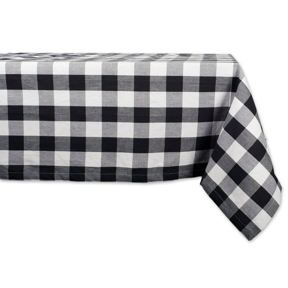 Black Buffalo Check Tablecloth 52x52