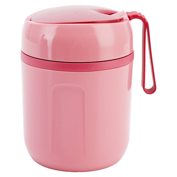 Insulated Soup Containers, Double Layer Insulated Food Jar With A Spoon For School Pink