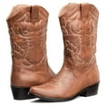 thumbnail image 6 of SheSole Women's Western Cowgirl Cowboy Boots Female Tan, 6 of 7