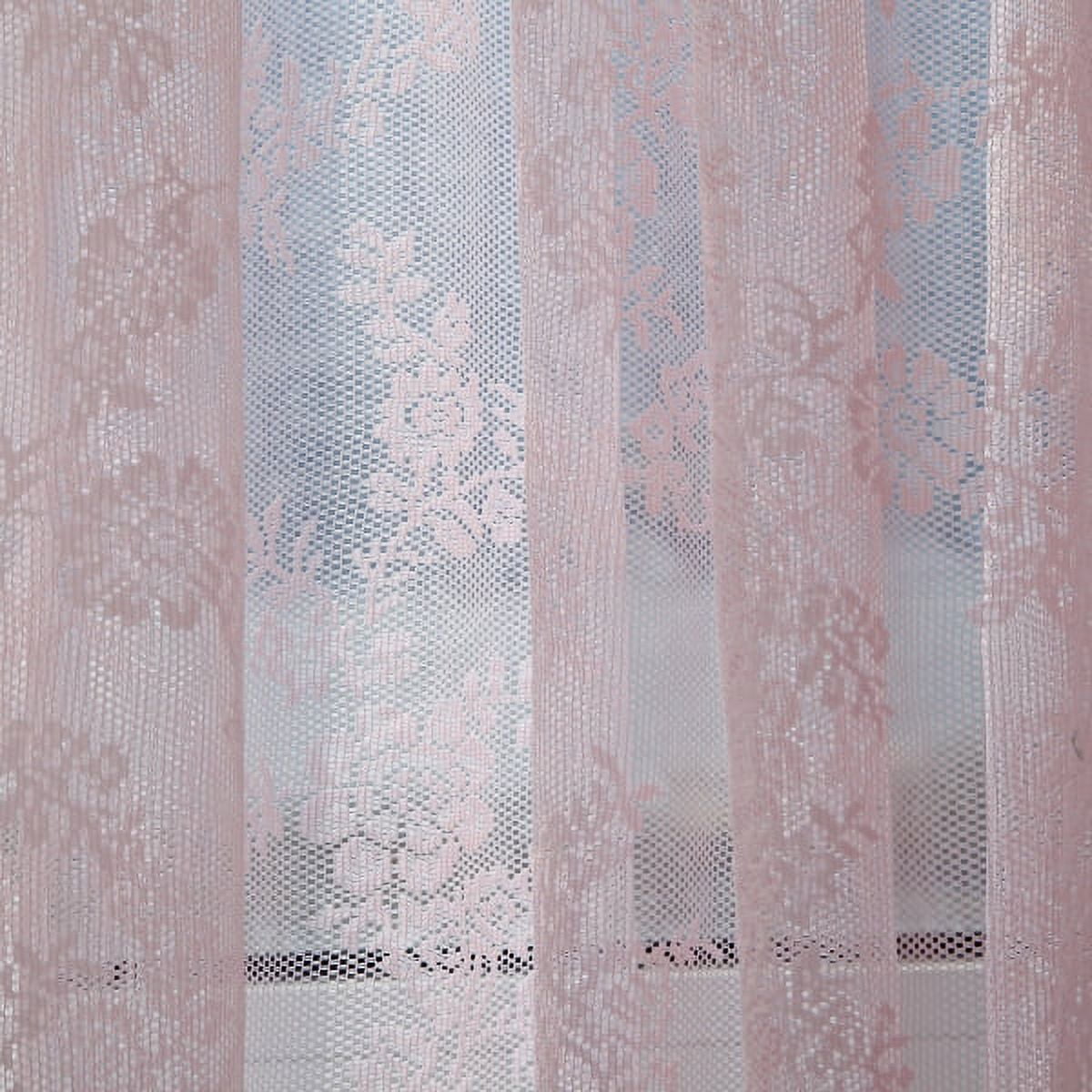 Sheer Curtains Voile Sheer Curtains Sheer Curtain Panels Back Tab and Rod Pocket Curtains Gauze Curtains for Living Room