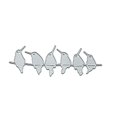 thumbnail image 2 of Troqueles Yeyert fila de colibríes cantores para hacer tarjetas, 2 of 7