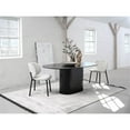 thumbnail image 7 of Unique Furniture Modern 71" Oval Dining Table in Black Oak, 7 of 7