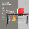 thumbnail image 2 of Escurridor De Platos Acero Inoxidable Para Fregadero ColorHome CHRACK3, 2 of 9