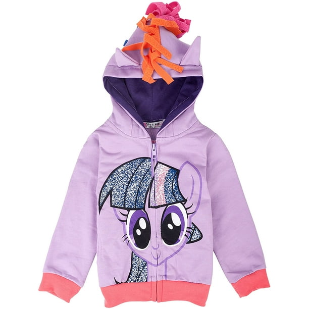 Sudadera con capucha Rainbow Dash para niña Adepaton CJWUS-6515