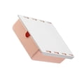 thumbnail image 2 of Matsuzay Caja de almacenamiento de plástico para debajo del cajón del escritorio, caja de almacenamiento de perforación libre, bandeja para lápices de Almacenamiento y organización del hogar Rosa Matsuzay HA080122-03, 2 of 6