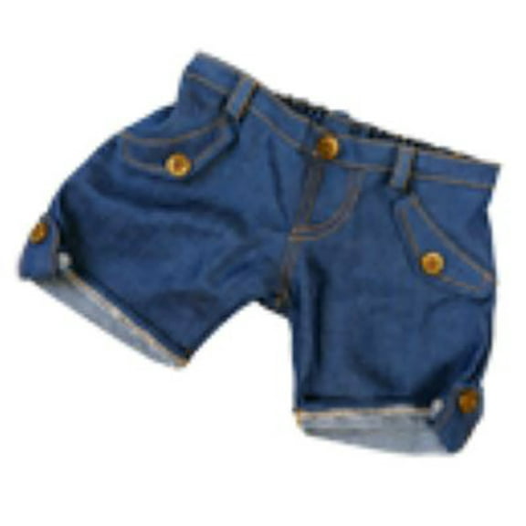 New denim jeans outfit teddy bear clothes fits most 14"-18" build-a-bear and make your own stuffed animals