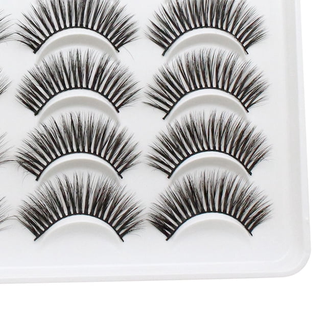 Juego de 20 pares de pestañas postizas en 4 estilos variados, ideal para eventos especiales o uso diario, diseño YP402.