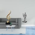 thumbnail image 2 of Figura de escritorio,Escultura de notas musicales para escritorio,oficina o decoración del hogar,Figura de escritorio,Estatua de caballero,artesanía, 2 of 8