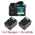 thumbnail image 6 of for Makita 12V 2pack 6000mAh Rechargeable Lithium Battery BL1021B BL1041B BL1015B BL1020B BL1040B 197402 Power Tools Charger set, 6 of 6
