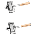 thumbnail image 1 of 2X Hot Sandwich Maker, Hot Dog Toaster, Double-Sided Sandwich Baking Pan, Double Sided Frying Pan, Grilled Cheese Maker, 1 of 2