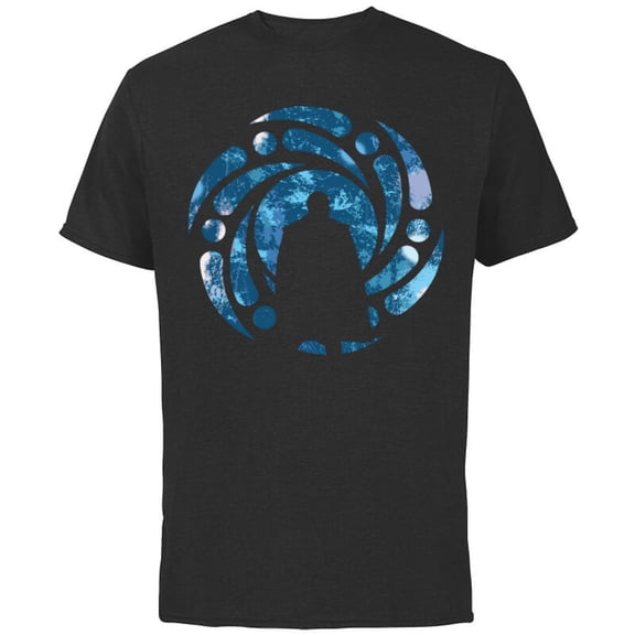 Marvel Loki He Who Remains Silhouette - Short Sleeve Cotton T-Shirt for Adults - Customized-Black