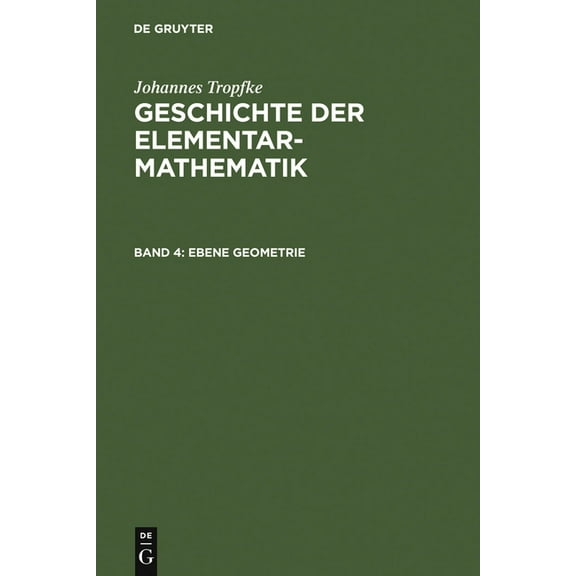 Ebene Geometrie, (Hardcover)