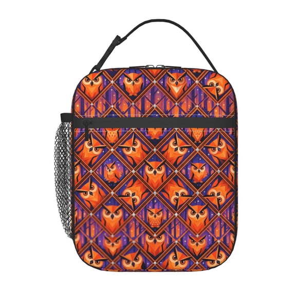Owl Lunch Box For Women Insulated Lunch Bag Lunchbox Lunch Tote Bags Reusable Cooler For Work Office Picnic Travel