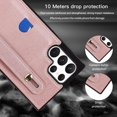 thumbnail image 2 of Case for Samsung Galaxy S22 Ultra (Not S22) with Card Slot Holder, Removable Adjustable Shoulder Strap Lanyard Crossbody Neck Purse Phone Case for Samsung Galaxy S22 Ultra KB Rose, 2 of 9