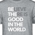thumbnail image 2 of Teelocity Be The Good Graphic T-Shirt (Small - Standard Fit, Athletic Heather), 2 of 4