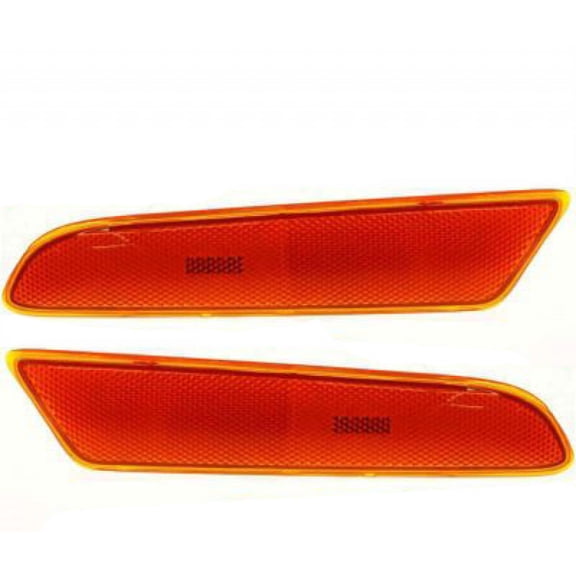CarLights360: For 2002 2003 2004 2005 2006 Lexus ES300 Turn Signal Light Assembly Driver and Passenger Side Pair w/Bulbs | On Bumper | LX2532102 LX2533102