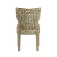 thumbnail image 3 of A&B Home Condro Side Chair with Woven Rattan Detail - Weathered Gray Finish, 3 of 7