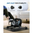 thumbnail image 4 of MERACH Under Desk Bike Pedal Exerciser Indoor Silent Elliptical Machine for Legs and Arms Mini Foot Pedal Exercise Bike with Free App,Non-Slip Mat,2 Resistance Bands, 4 of 7