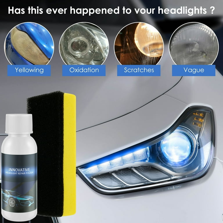 Wovilon Car Headlight Repair Fluid Car Lamp Crystal Plating