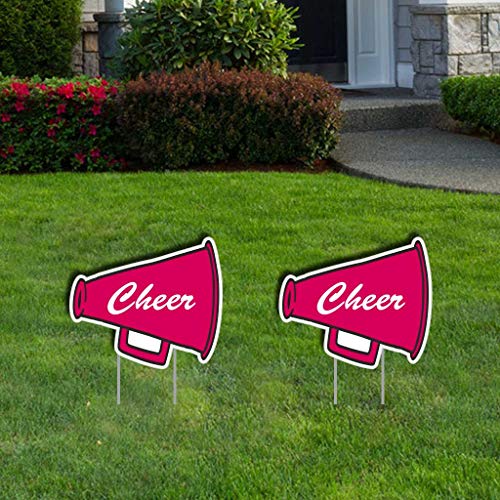 VictoryStore Yard Sign Outdoor Lawn Decorations Set of 9 Hanging Candy Hearts / Valentines Yard Decorations