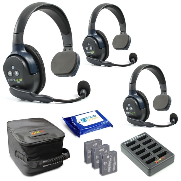 Auriculares inalámbricos de comunicación para usuarios de Eartec UL3S Ultralite x3