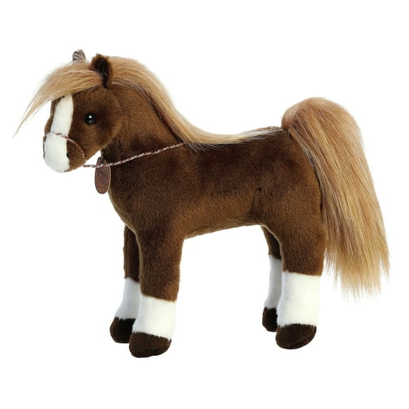 Aurora - Large Brown Breyer - Showstoppers - 11" American Saddlebred - Exquisite Stuffed Animal