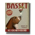 thumbnail image 1 of Epic Graffiti 'Basset Hound Ice Cream,' by Fab Funky, Canvas Wall Art, 20"x24", 1 of 3