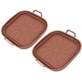 thumbnail image 1 of Fryer Liners,2 PCS Fryer Silicone Fryer Silicone Basket Fryer Pot Accessories Extended Durability, 1 of 12