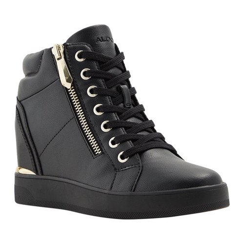 ALDO Women�s ALDO Ailanna Wedge Sneaker Black Multi