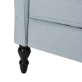 thumbnail image 6 of Noble House Woodbridge Light Sky Fabric Tufted Recliner, 6 of 11