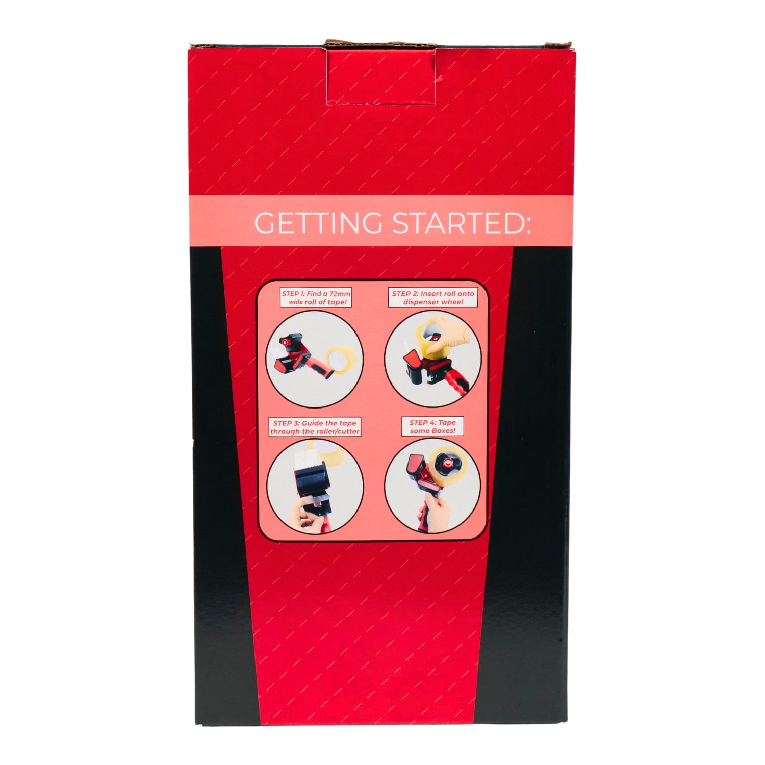 SSBM Packing Tape Dispenser, 3 Inch Wide, 1 Pack, 2" Tape Dispenser with a Magnet & Retractable Blade Tape Dispenser Gun