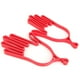 thumbnail image 2 of 1 par de guantes de golf de plástico rojo duradero para deportes al aire libre, soporte para camilla, 2 of 5