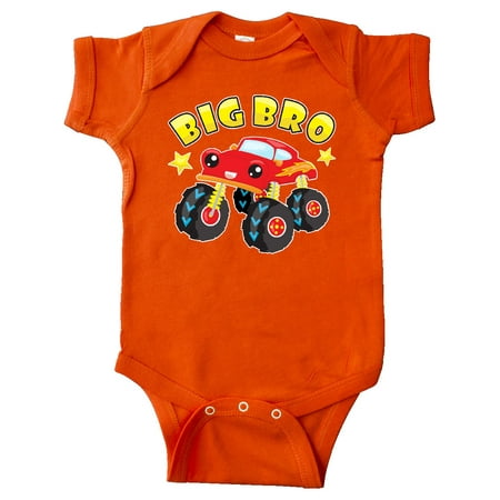 

Inktastic Monster Truck Big Bro Gift Baby Boy Bodysuit